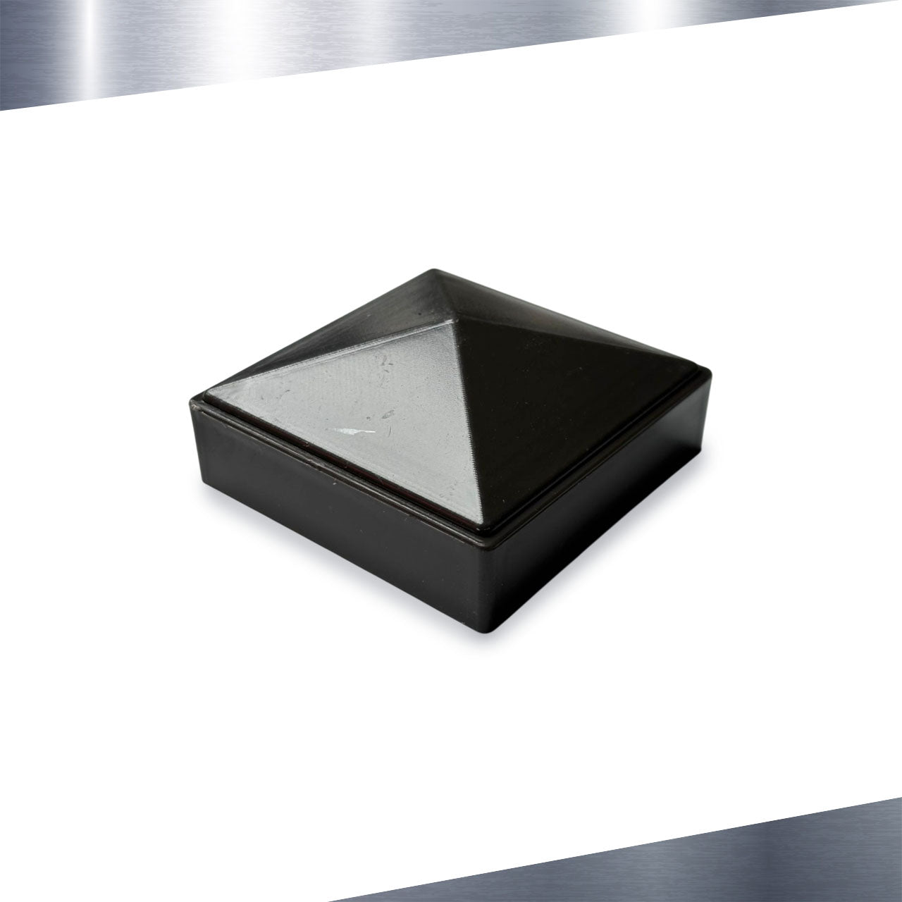 Plastic Pyramid Post Cap 2 1/2" x 2 1/2"