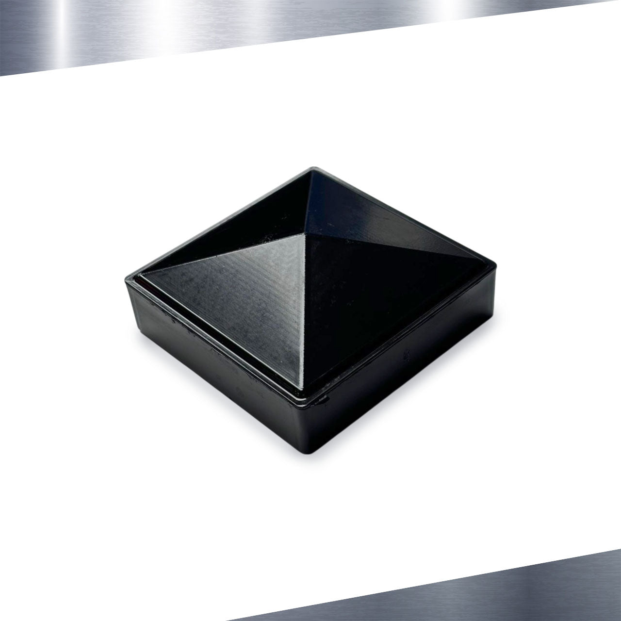 Plastic Pyramid Post Cap 2 1/2" x 2 1/2"