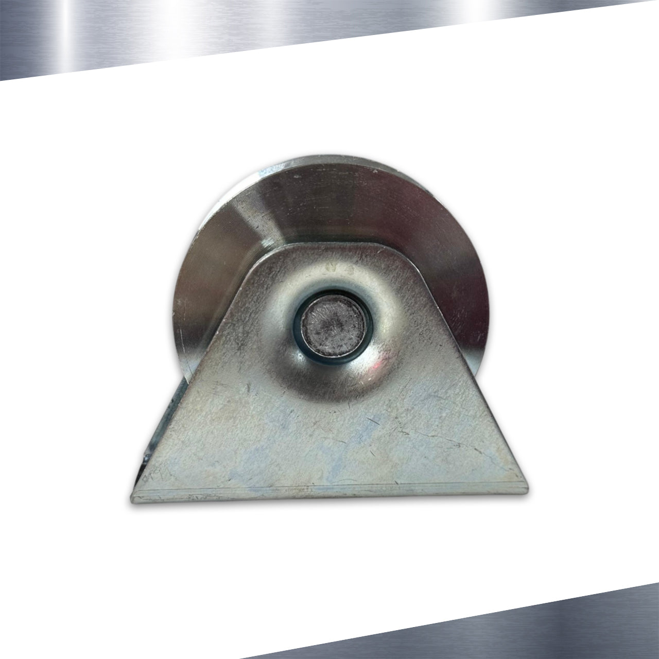 V-Groove Wheel with Bracket 4"