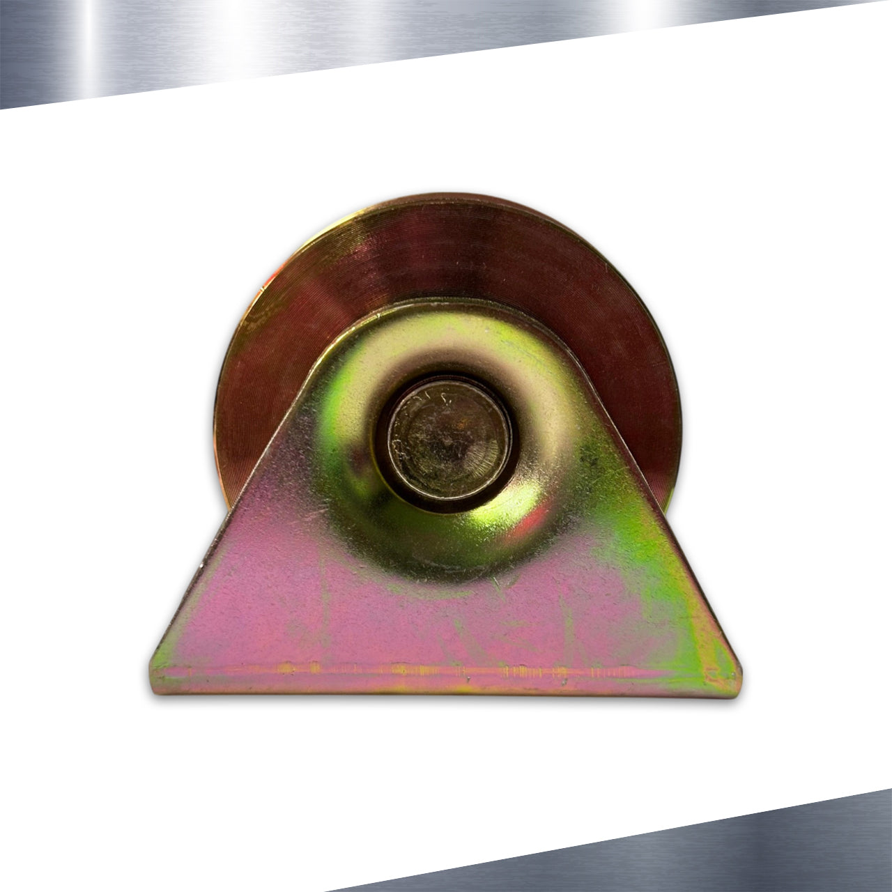 V-Groove Wheel with Bracket 3"