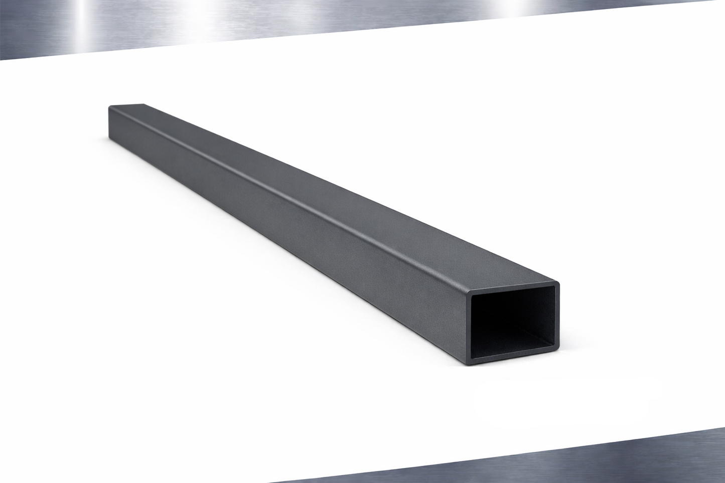 Galvanize Metal Rail 1" x 2" x 24'