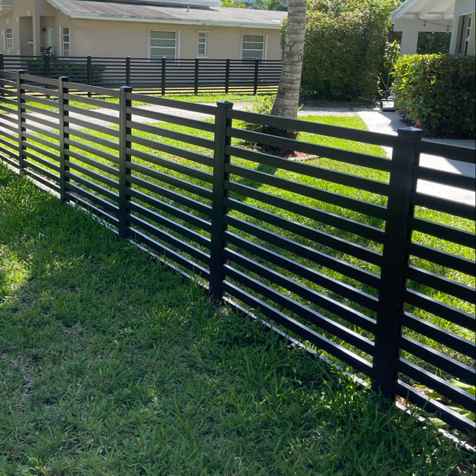 Aluminum fence kit - slat 2"