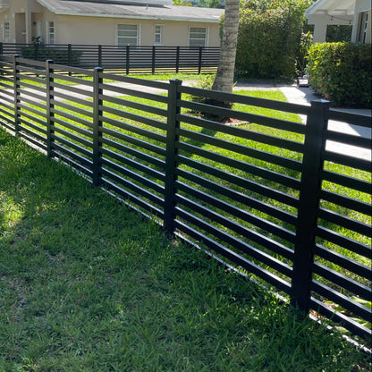 Aluminum fence kit - slat 2"