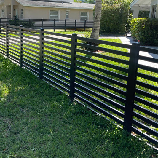 Aluminum fence kit - slat 2"