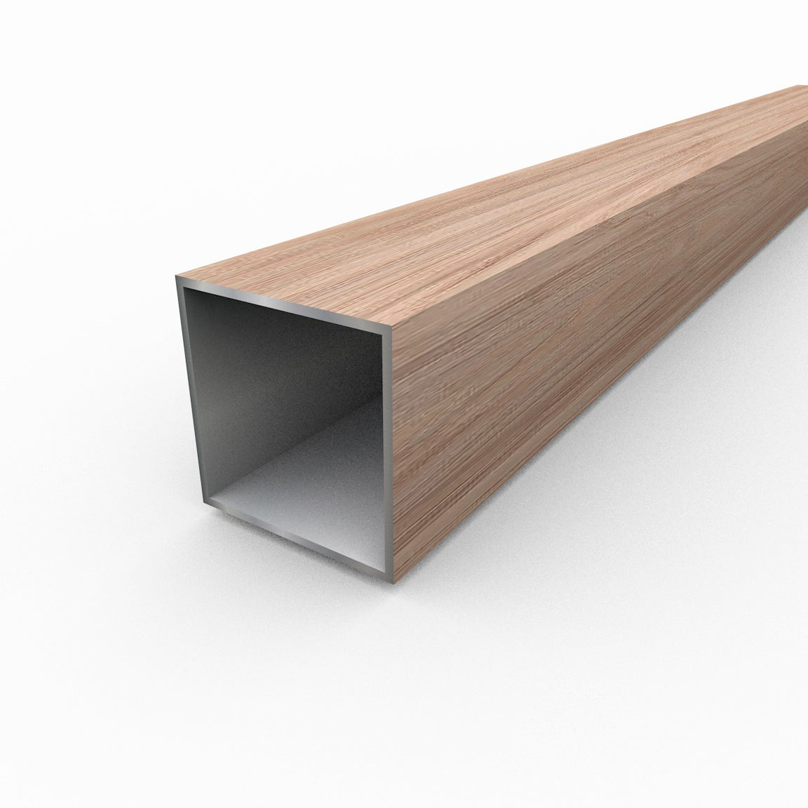 Square aluminum tube - Aluminum wood