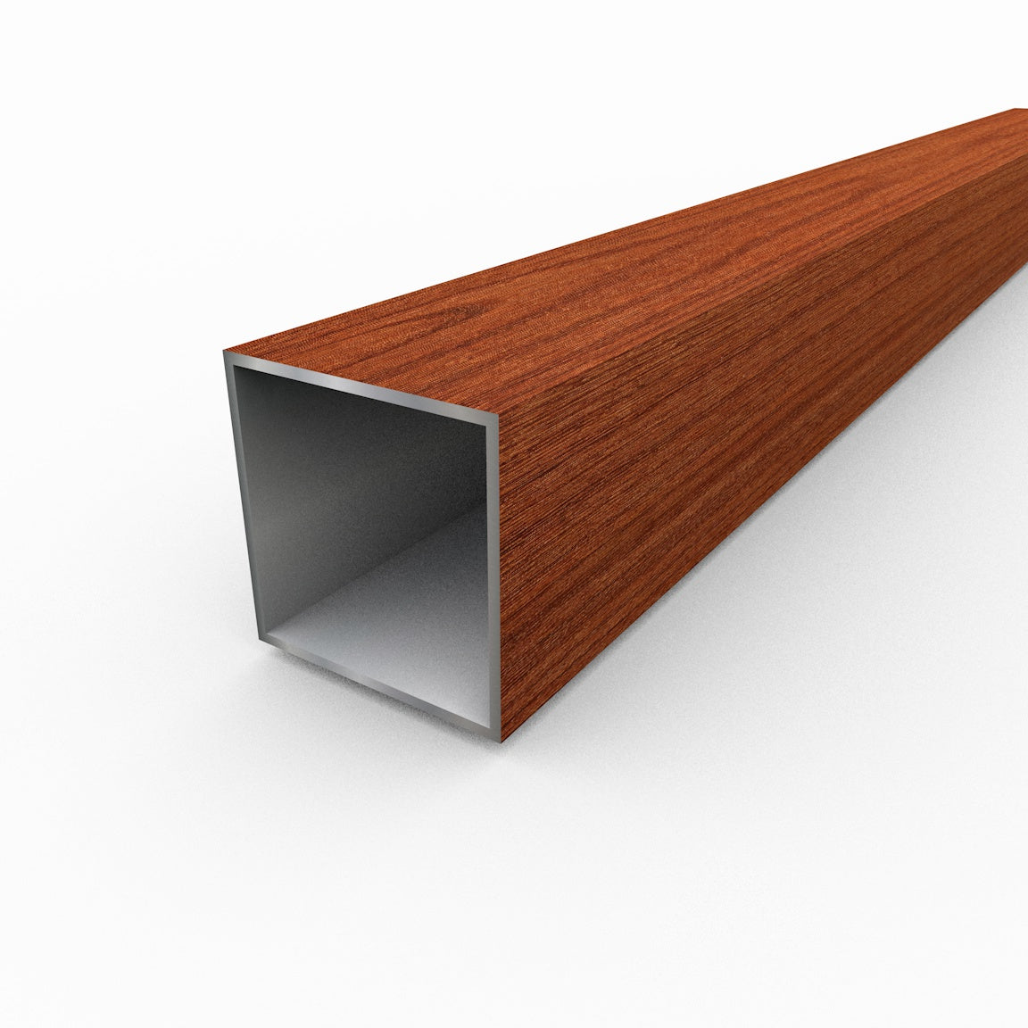 Square aluminum tube - Aluminum wood