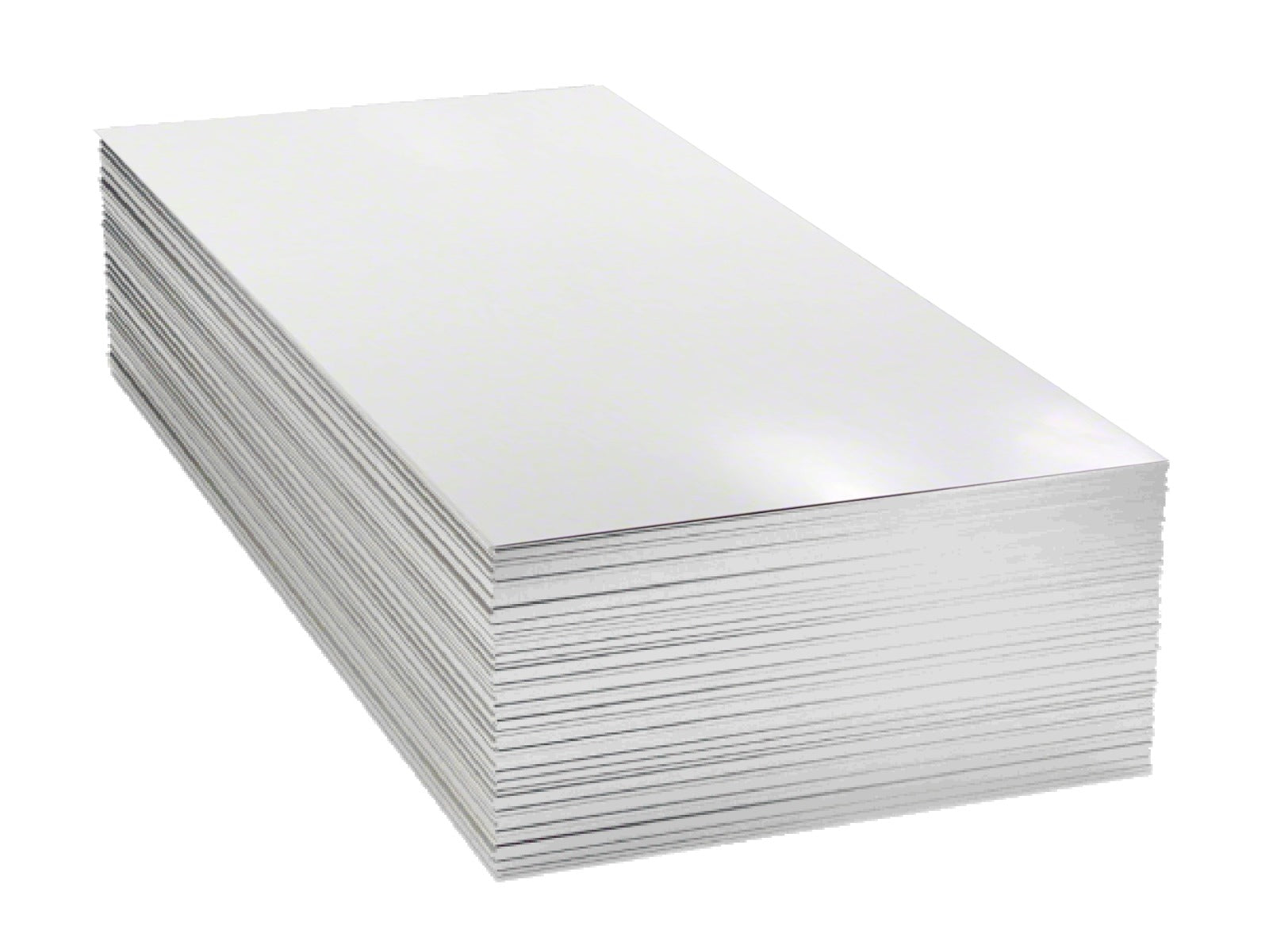 Edrib 032 White Aluminum Sheet 4' x 8